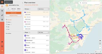 Using a route planner to optimize door-to-door visits for a pediatric home-hospitalization program: Feasibility study